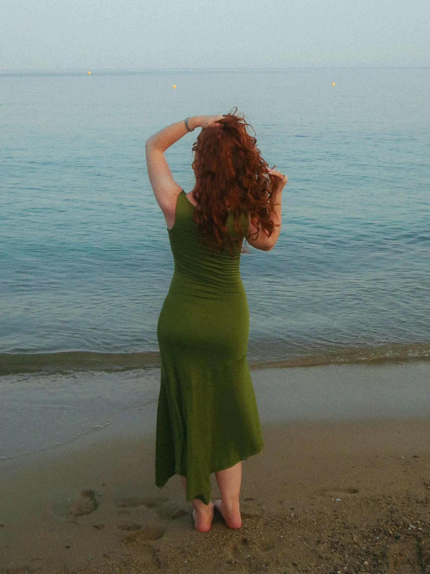 Key Hole Asymmetric Dress - Olive sold by Millie Jane product image thumbnail 5