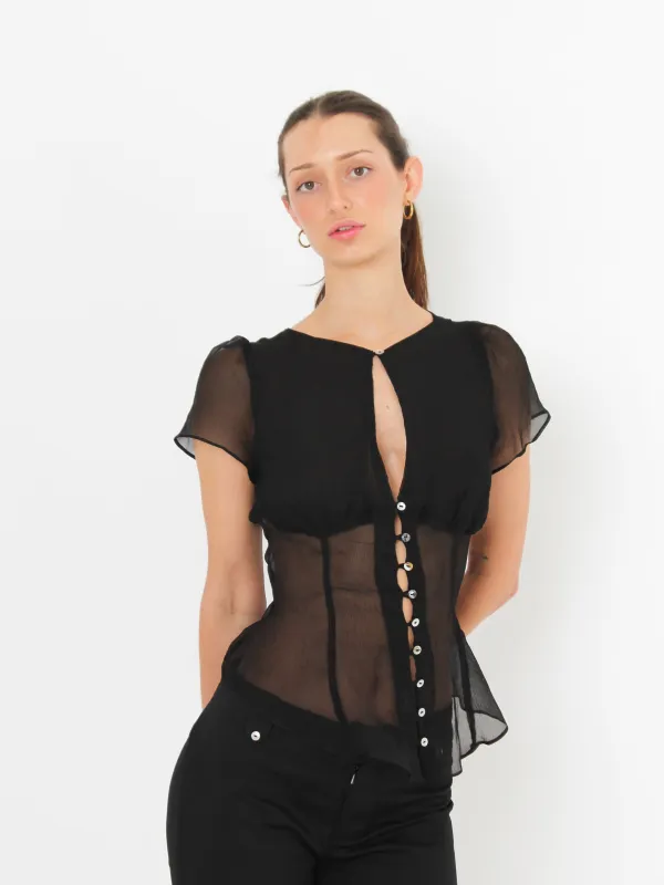 Marais Blouse - Black sold by Millie Jane
