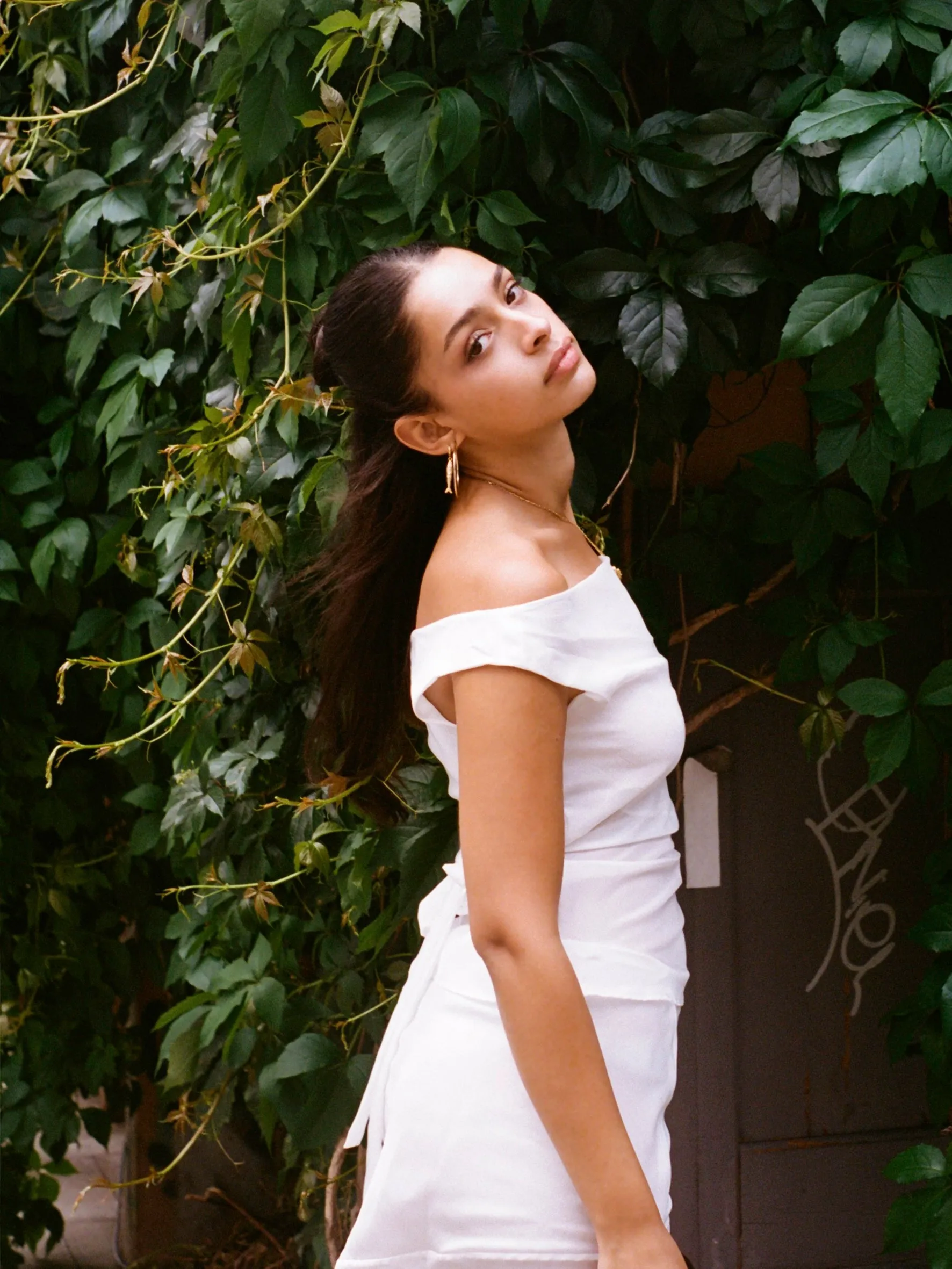 Silk Cowl Top - Porcelain sold by Millie Jane product image thumbnail 2