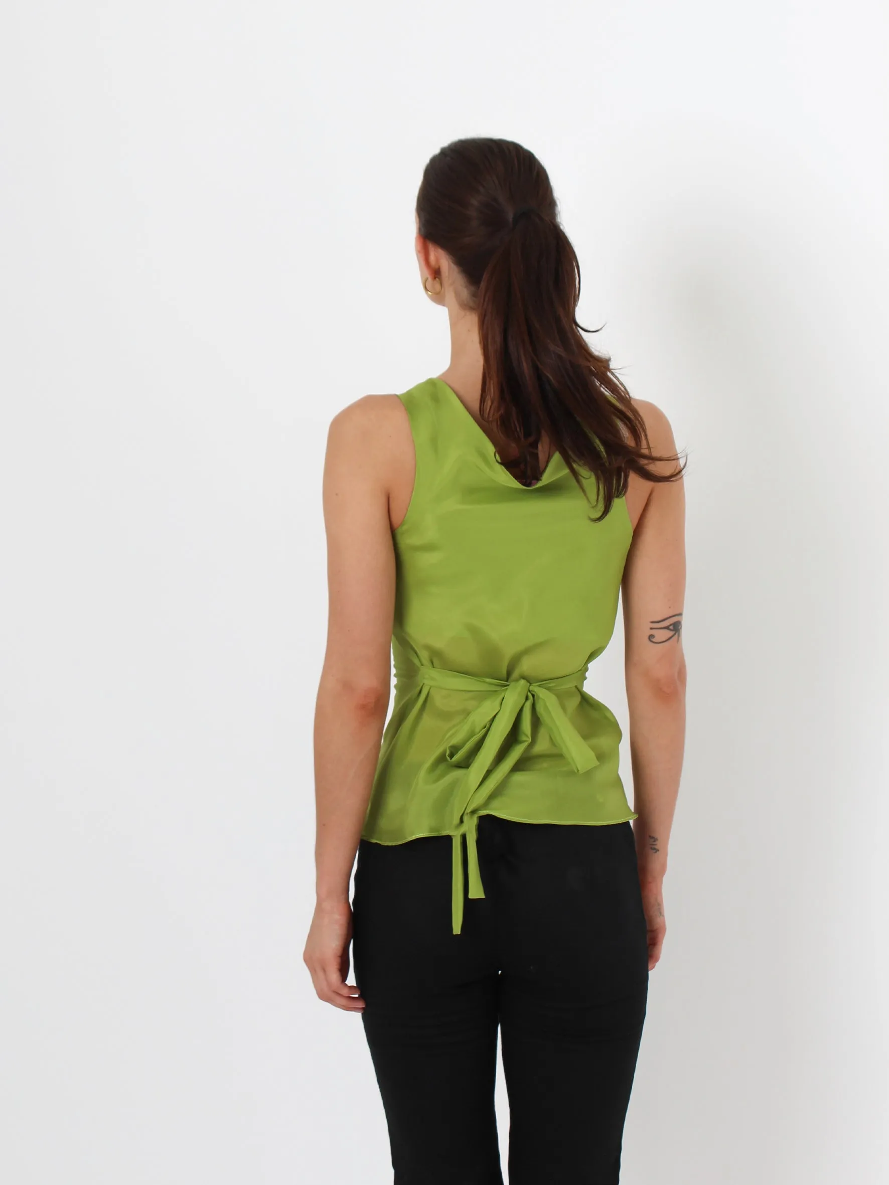 Silk Cowl Top - Cactus sold by Millie Jane product image thumbnail 4