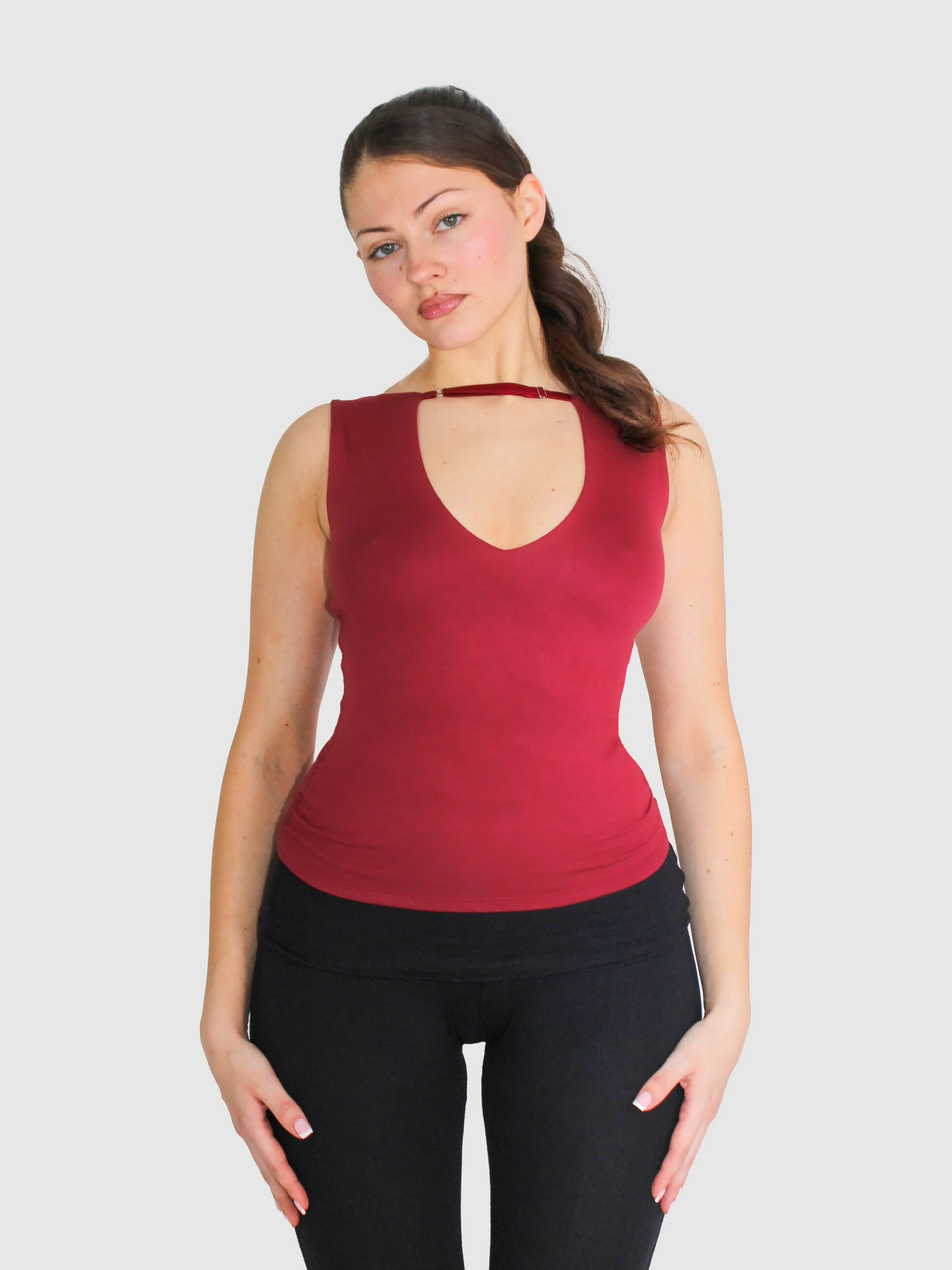 Vela Top - Cranberry sold by Millie Jane product image thumbnail 3