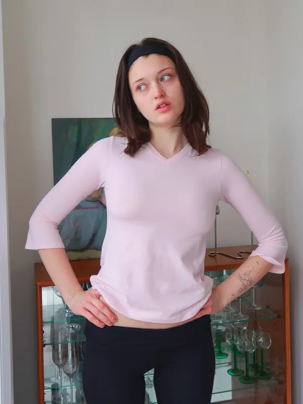 The Everyday V-Neck - Rose made by Millie Jane