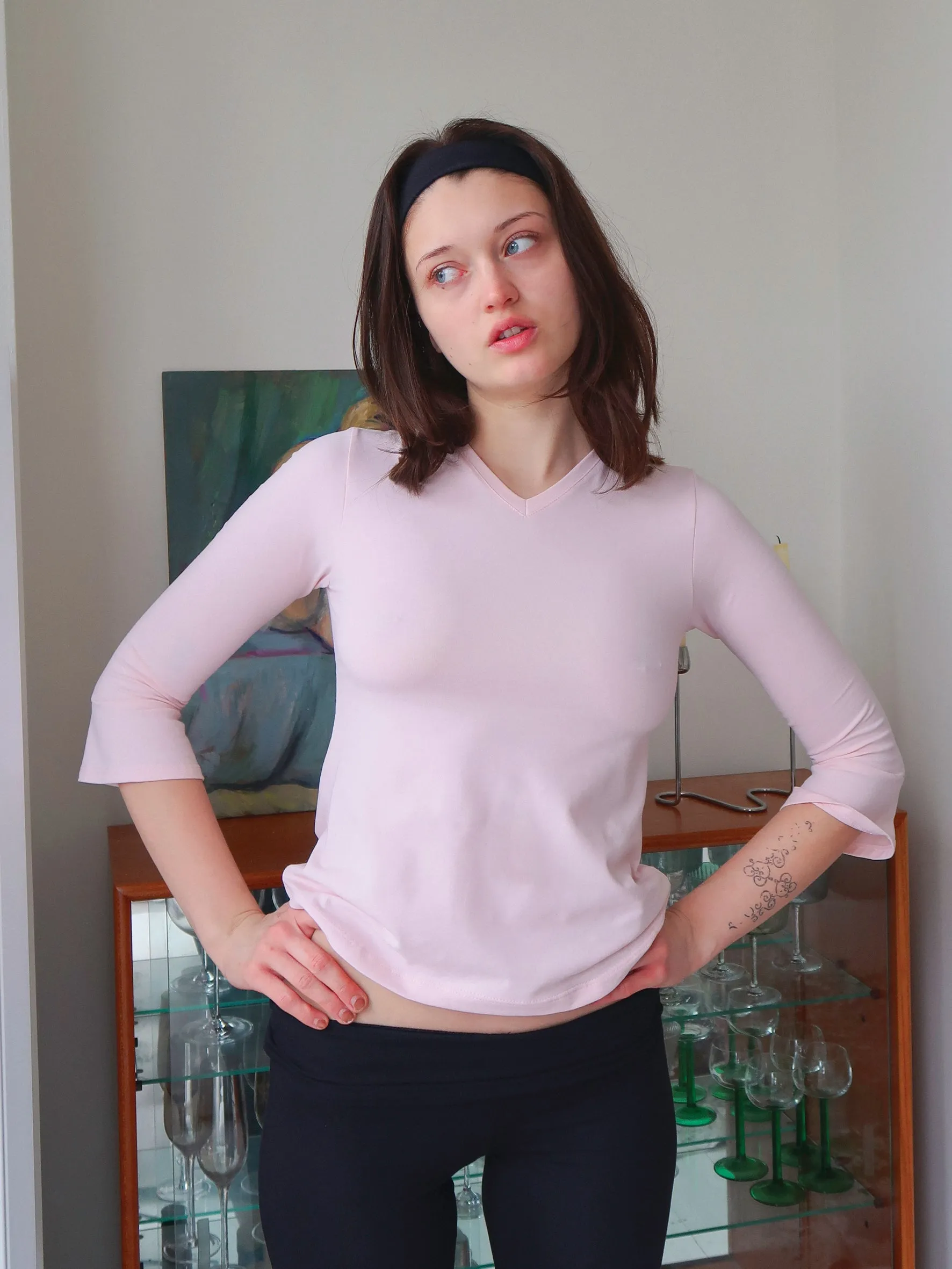 The Everyday V-Neck - Rose sold by Millie Jane