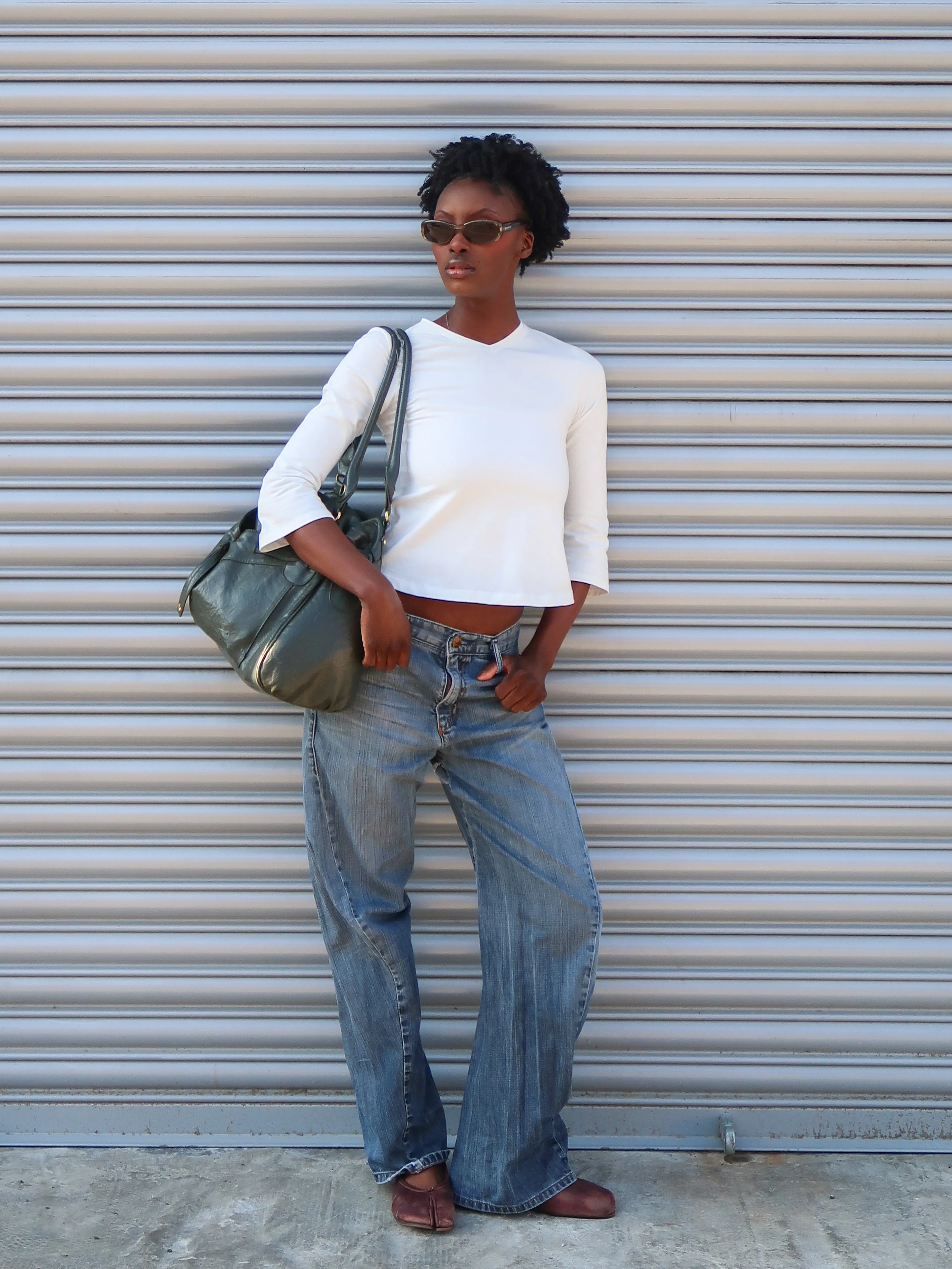 The Everyday V-Neck - Ivory sold by Millie Jane product image thumbnail 2