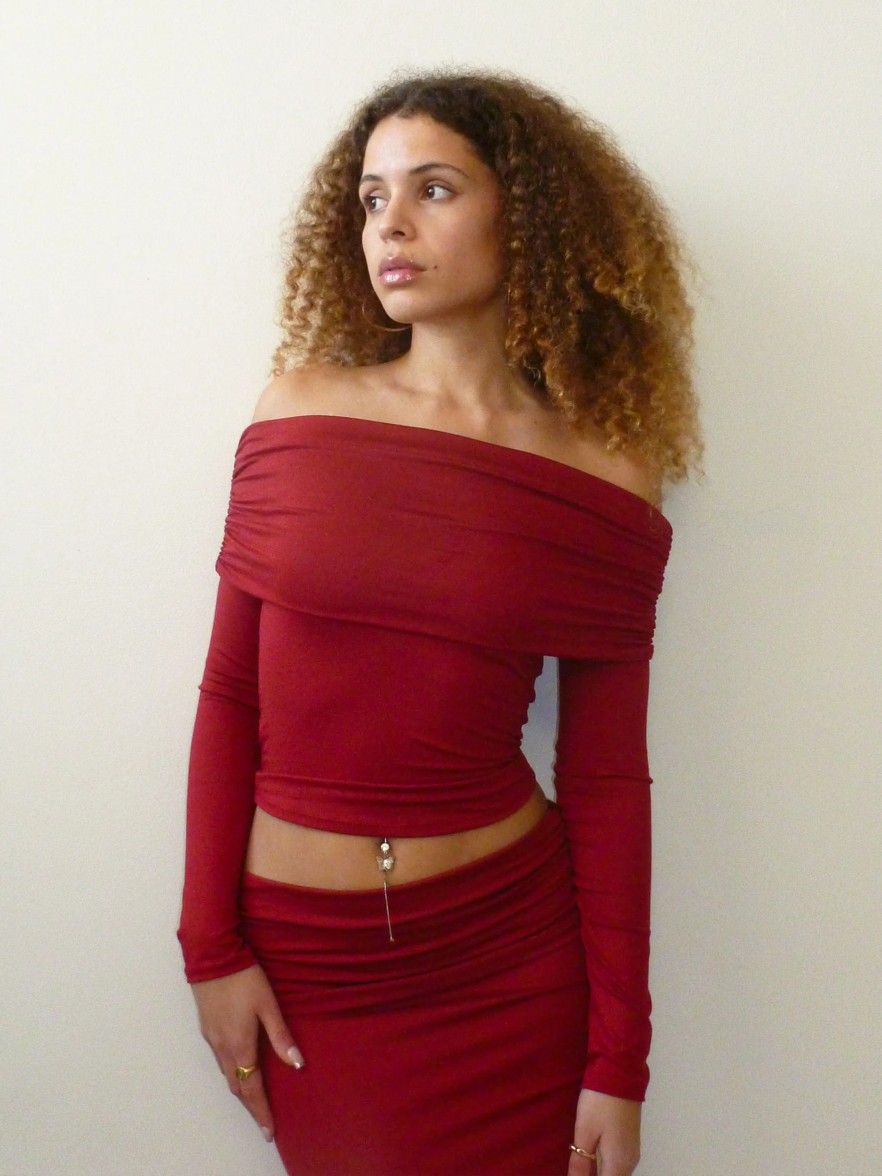 The Maya Top - Cherry sold by Millie Jane product image thumbnail 2