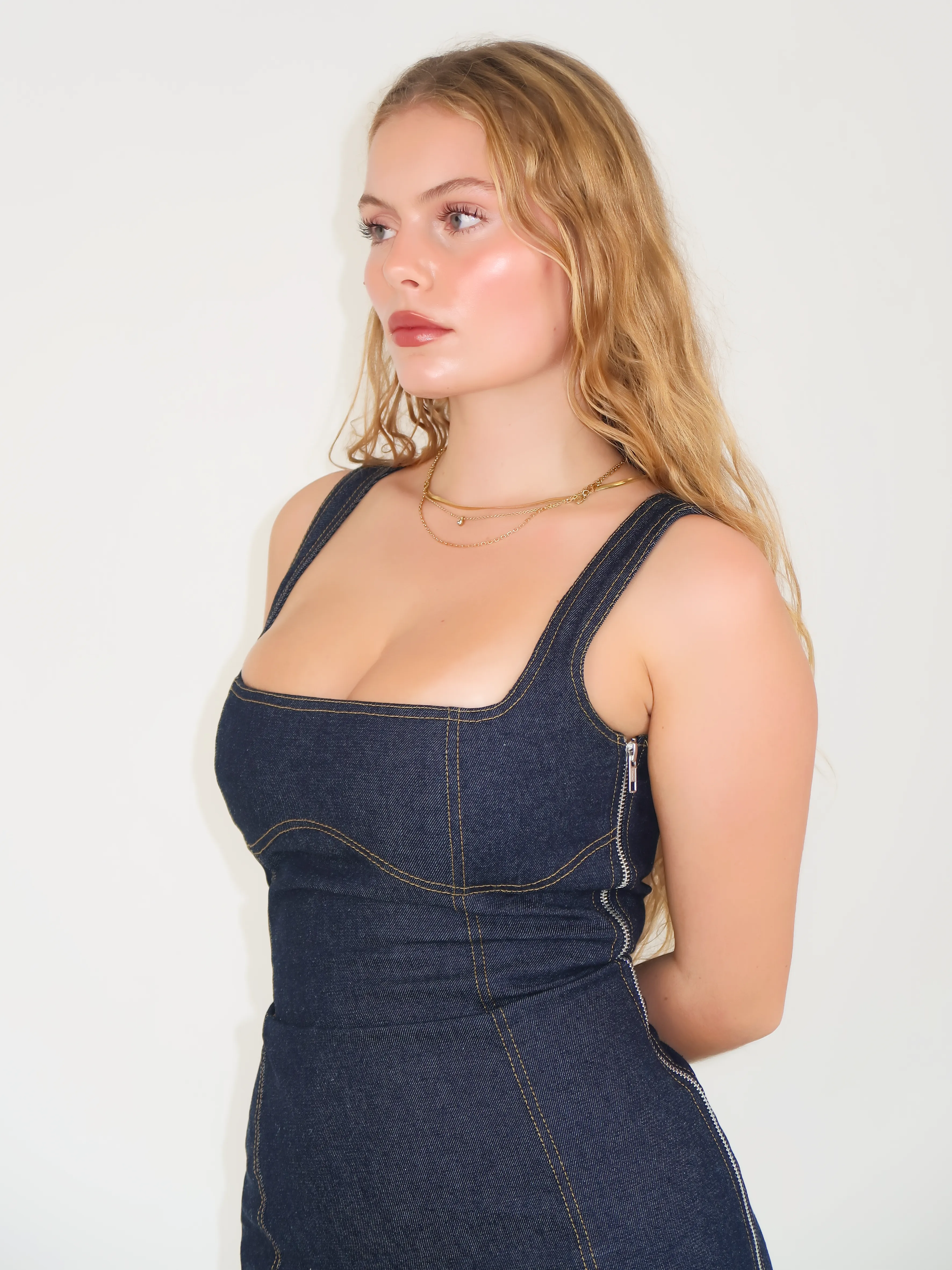 Denim Maxi Dress sold by Millie Jane product image thumbnail 2