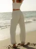 Puff Sweatpants in Heather White sold by Pink Palm Puff