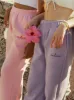 Puff Sweatpants in Lilac sold by Pink Palm Puff
