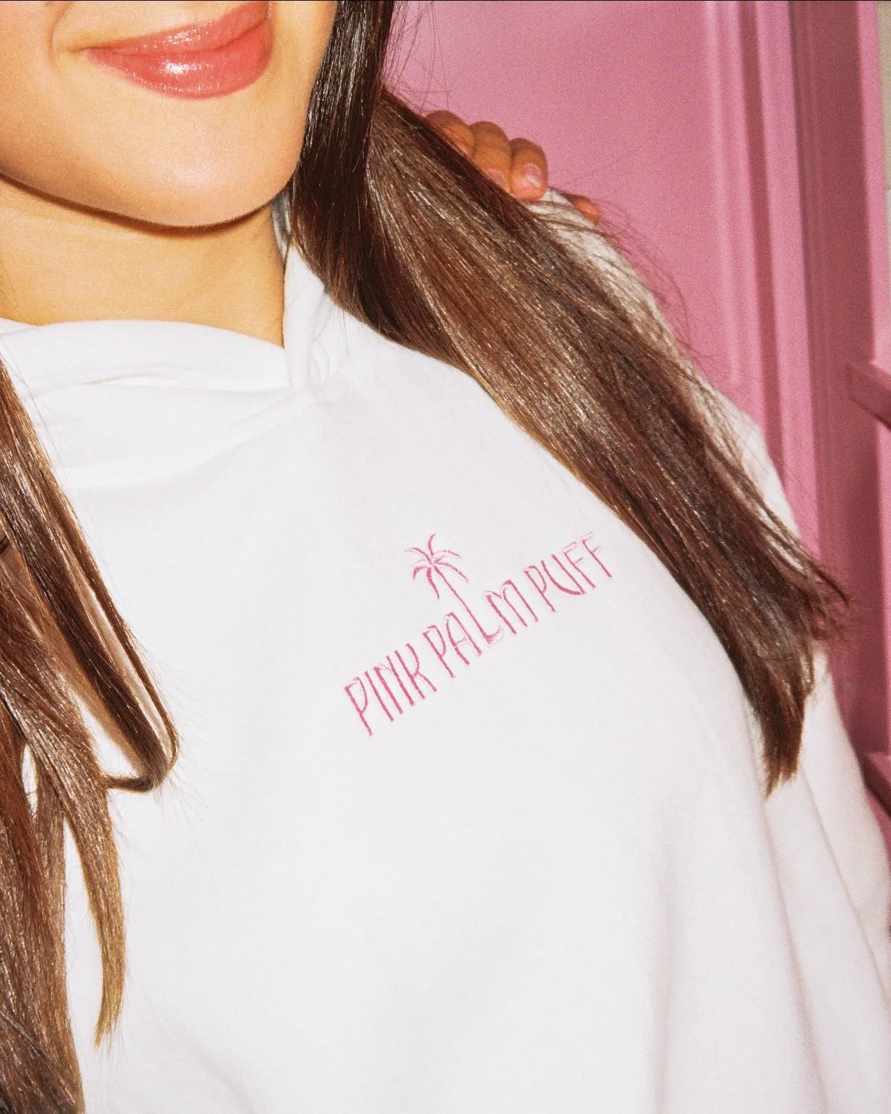 Classic Puff Hoodie in Pink Opal sold by Pink Palm Puff product image thumbnail 4
