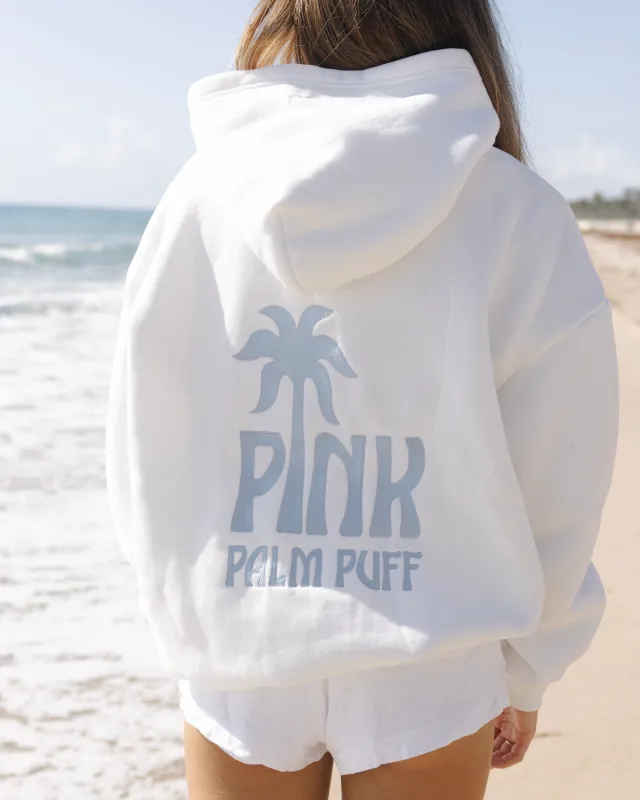 Classic Puff Hoodie in Ocean Air sold by Pink Palm Puff