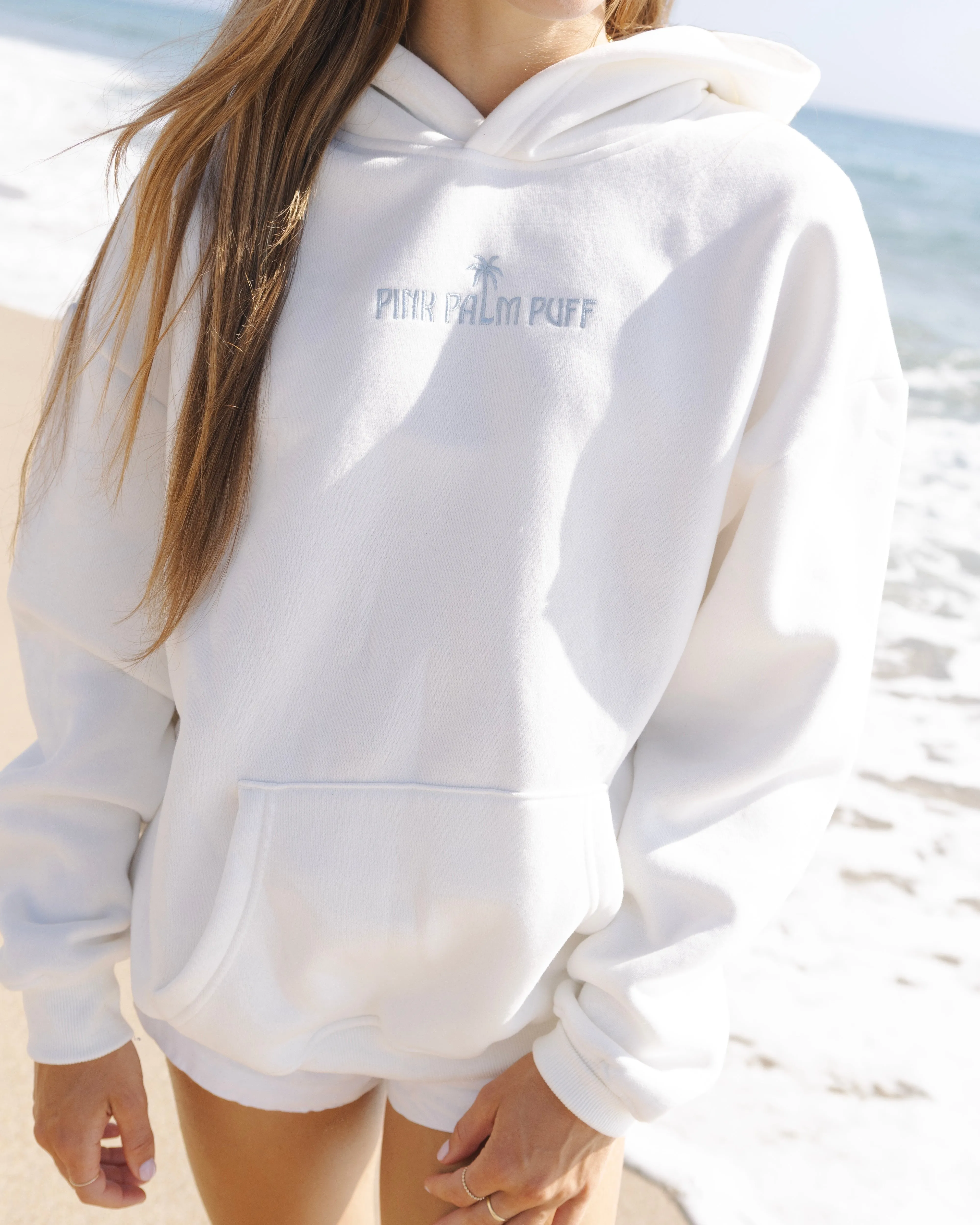 Classic Puff Hoodie in Ocean Air sold by Pink Palm Puff product image thumbnail 2