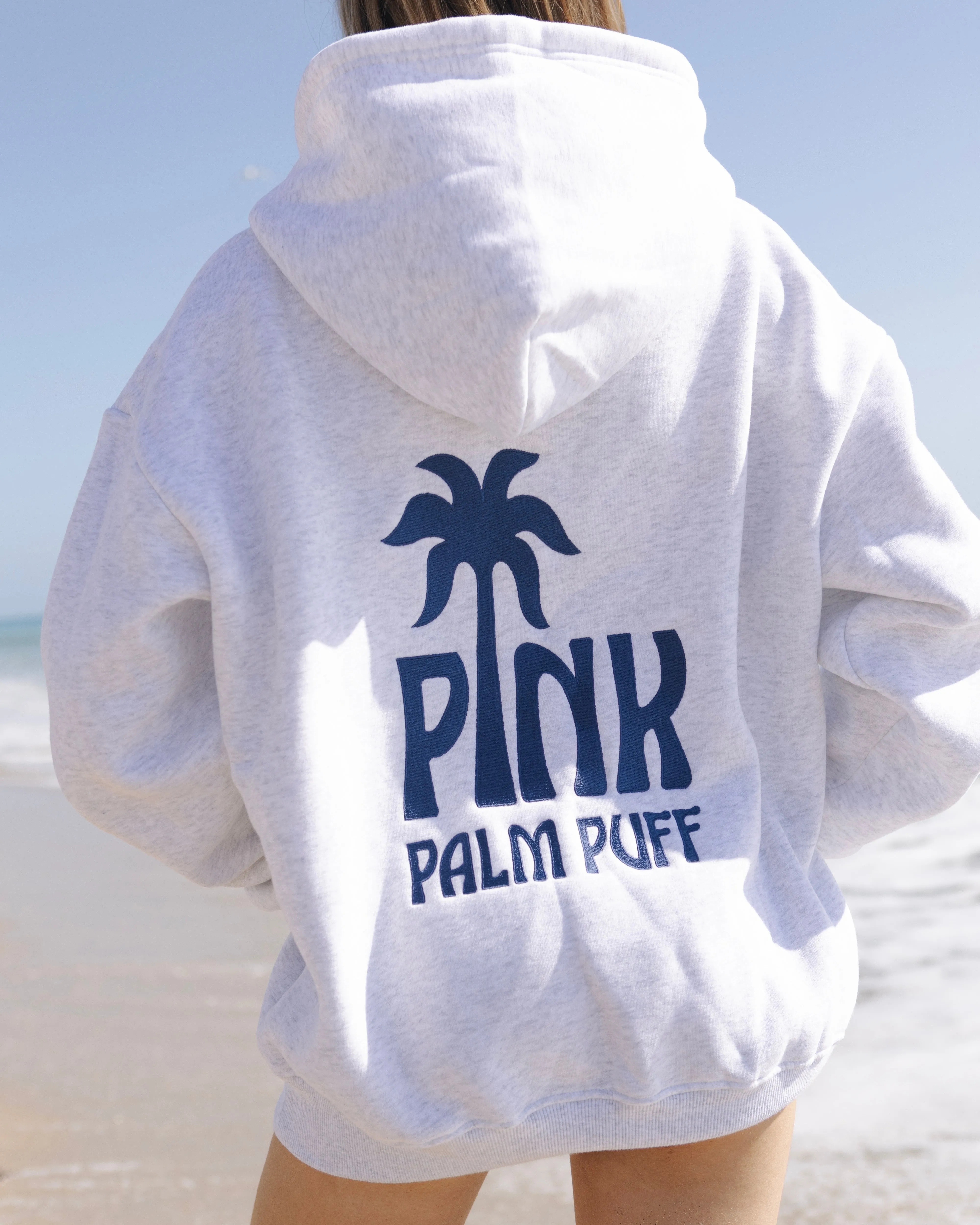 Classic Puff Hoodie in Cloud sold by Pink Palm Puff product image thumbnail 2