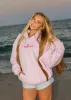 Classic Puff Hoodie in Blush sold by Pink Palm Puff