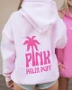 Classic Puff Hoodie in Blush sold by Pink Palm Puff