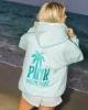 Classic Puff Hoodie in Mint Breeze sold by Pink Palm Puff