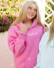 Classic Puff Hoodie in Raspberry sold by Pink Palm Puff