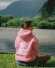 Classic Puff Hoodie in Raspberry sold by Pink Palm Puff