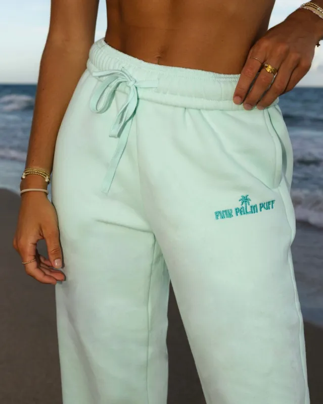 Classic Sweatpants in Mint Breeze sold by Pink Palm Puff