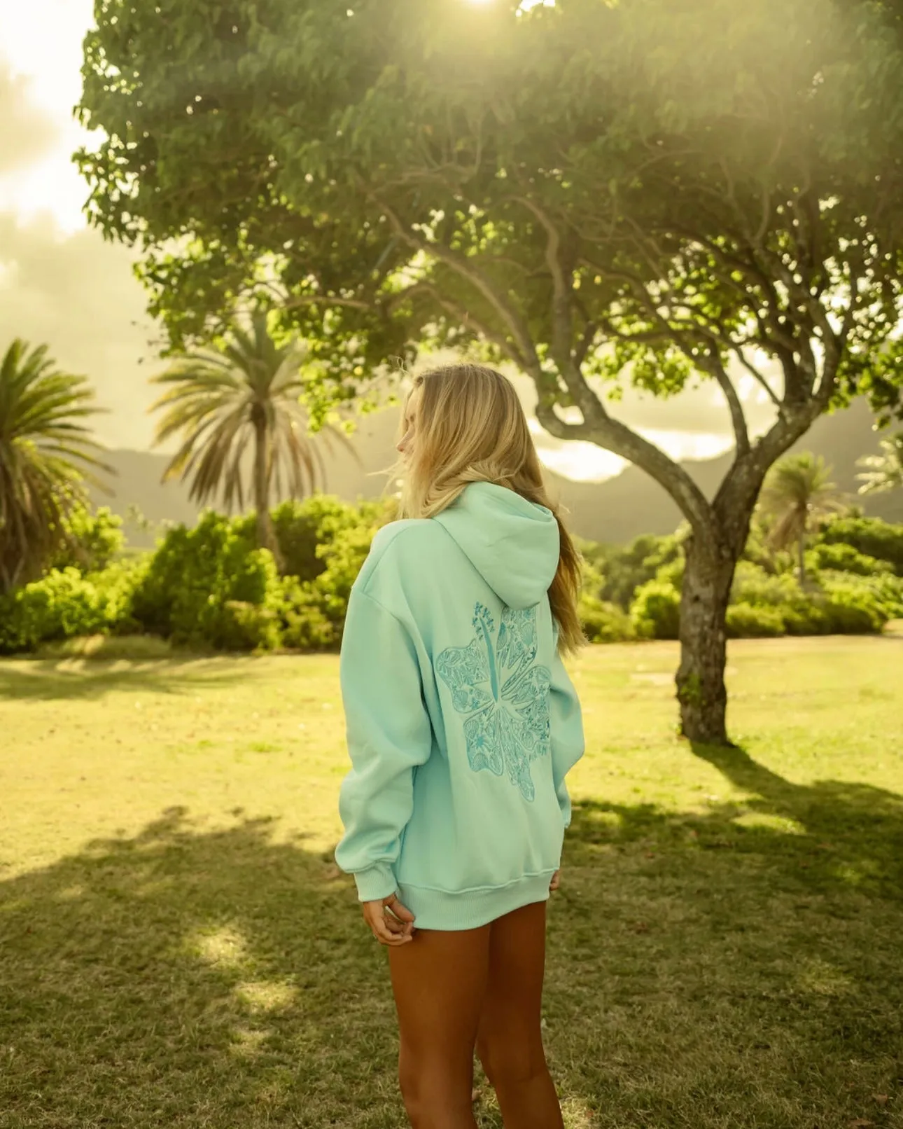 Flower Garden Zip-Up Hoodie – ALLISON BROWN