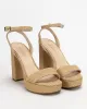Sandalia Loira Rafia sold by Lady Pipa