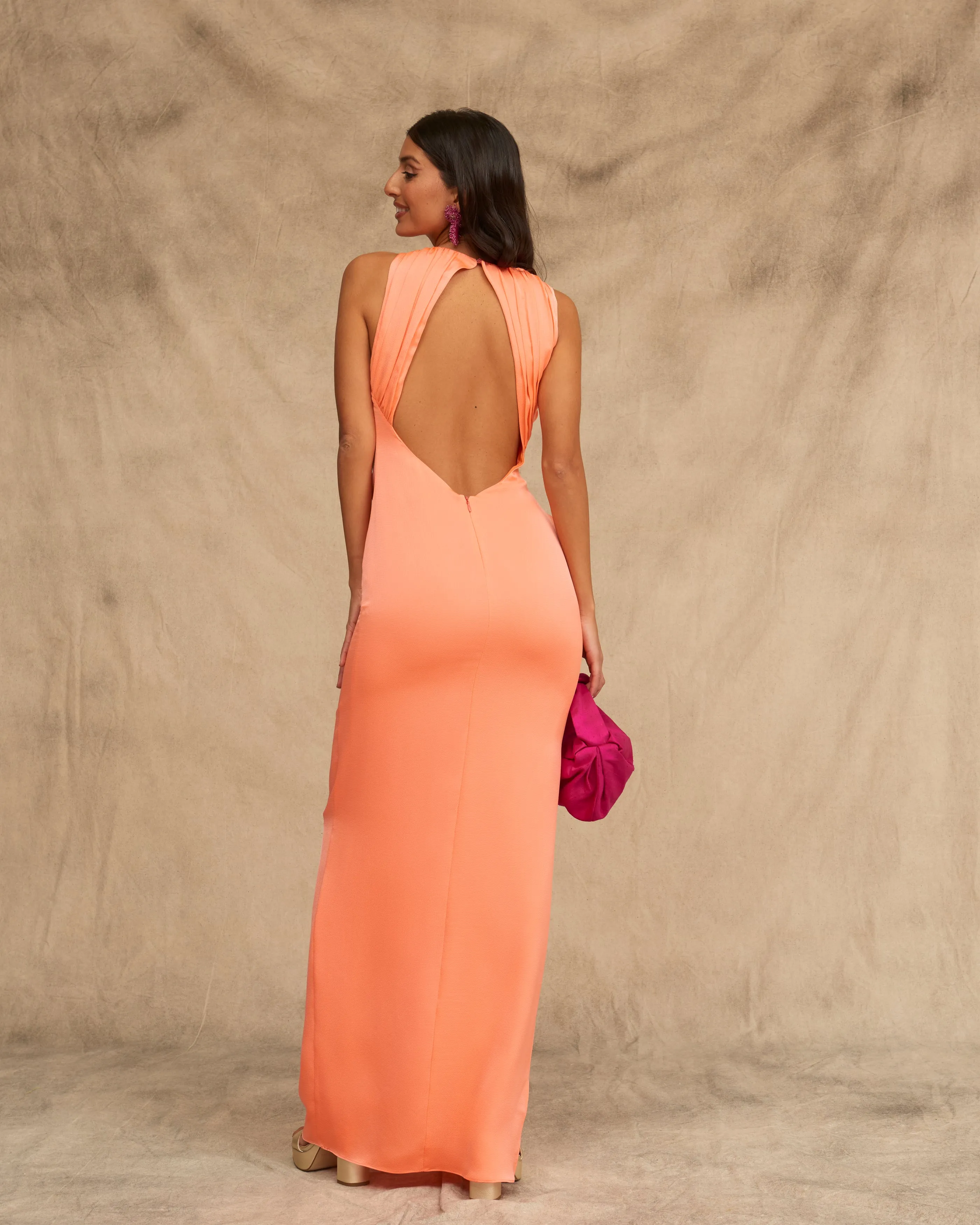 Vestido Renata Coral sold by Lady Pipa product image thumbnail 4