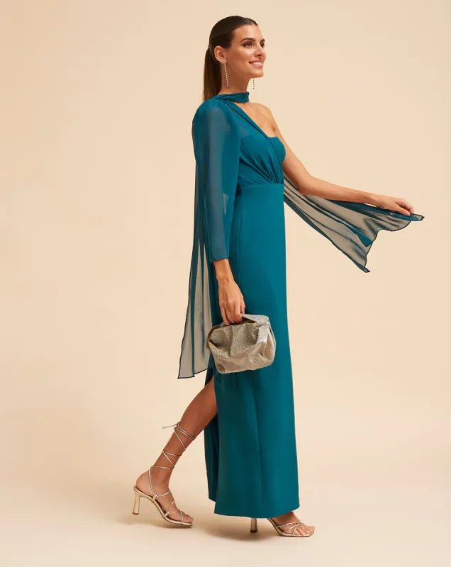 Vestido Lirio Azul petróleo sold by Lady Pipa