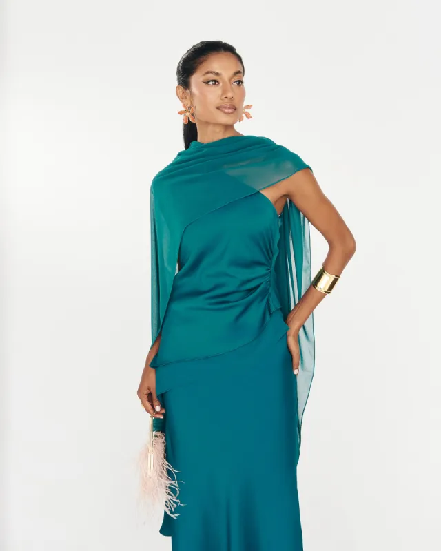 Chal Tosca Azul petróleo sold by Lady Pipa