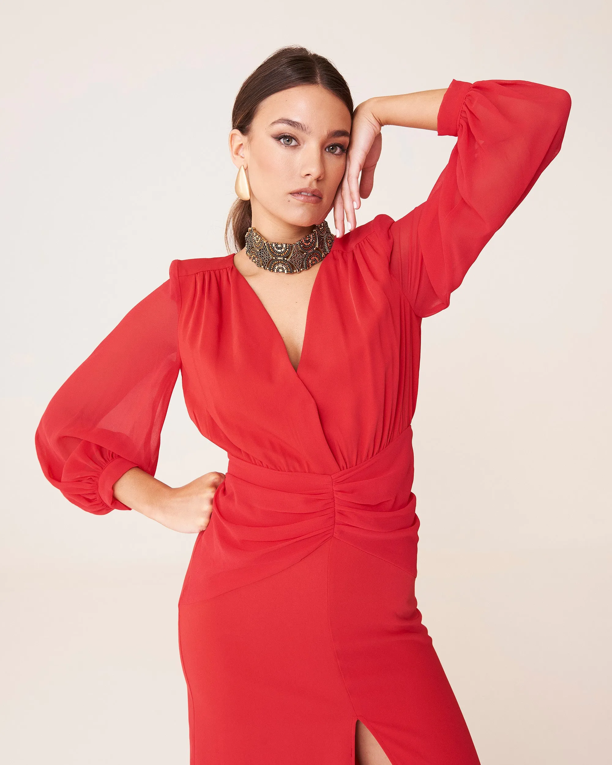 Vestido Idina Rojo sold by Lady Pipa product image thumbnail 3
