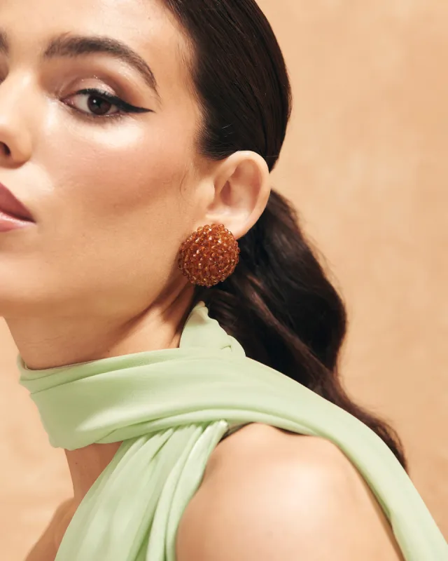 Pendientes Boleto Marrón de Sita Nevado sold by Lady Pipa