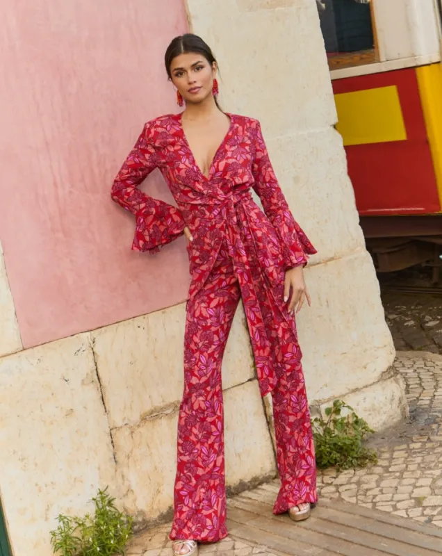 Pantalón Agatha Manila coral sold by Lady Pipa