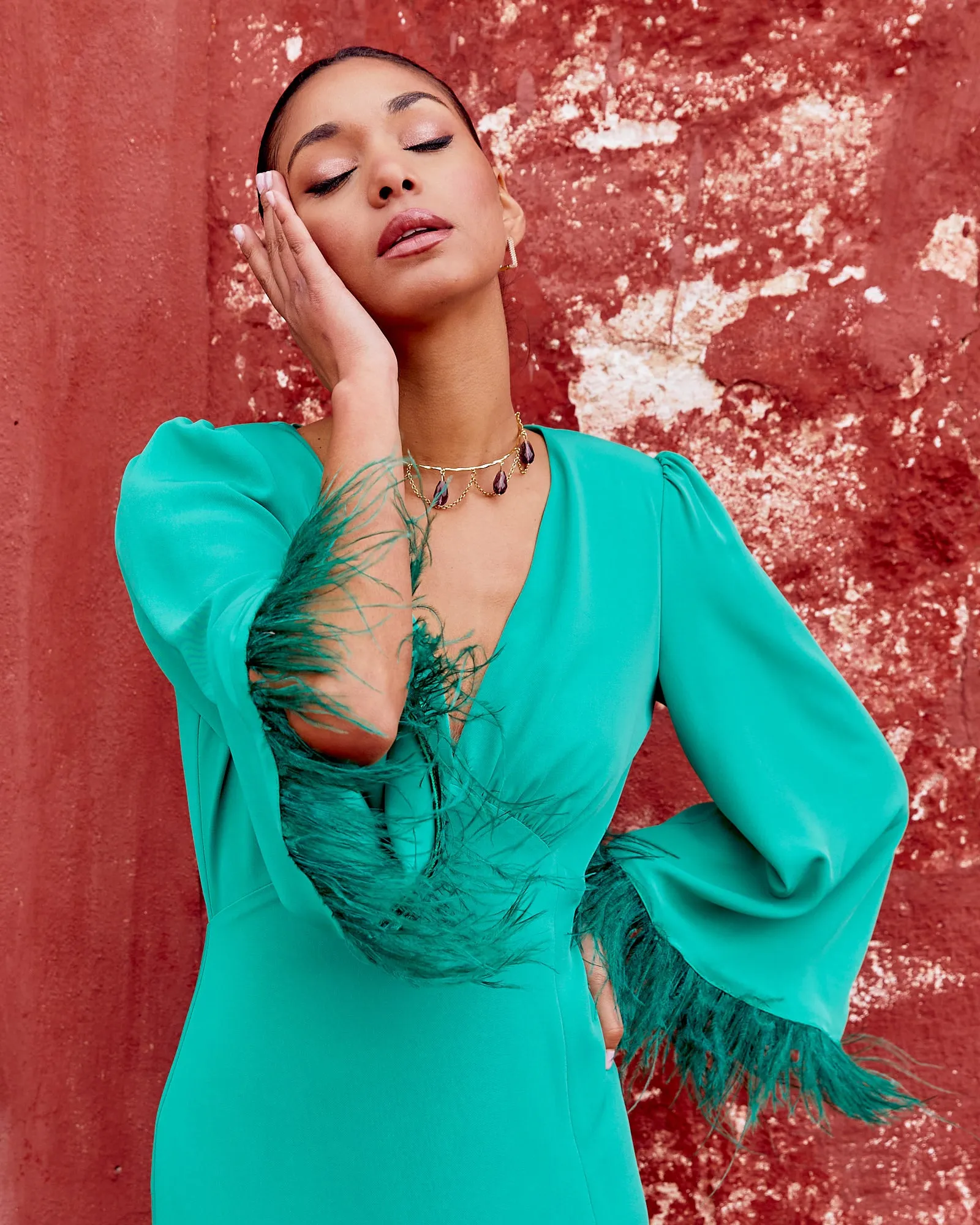 Vestido Marabú Verde sold by Lady Pipa product image thumbnail 2