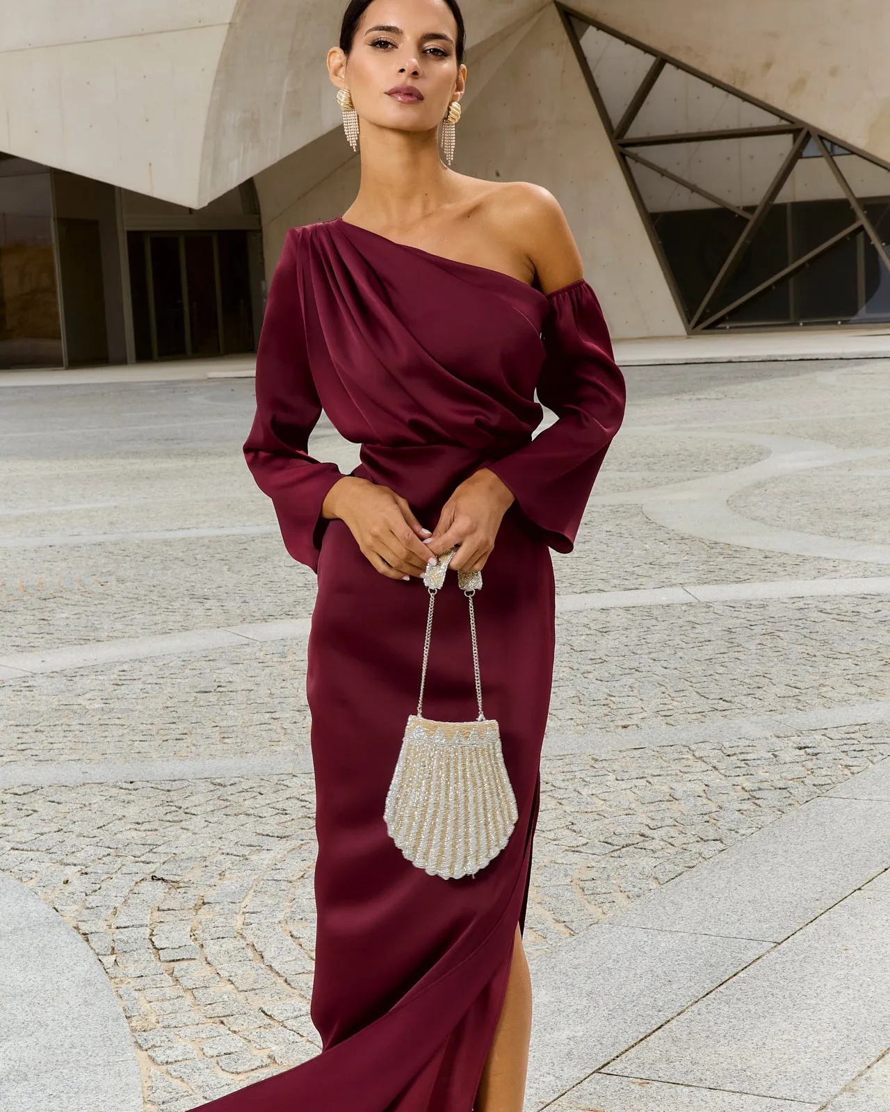 Vestido Siracusa Burdeos sold by Lady Pipa product image thumbnail 3