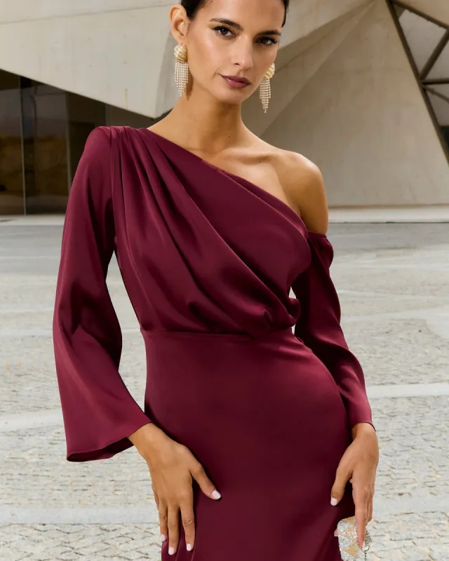 Vestido Siracusa Burdeos sold by Lady Pipa