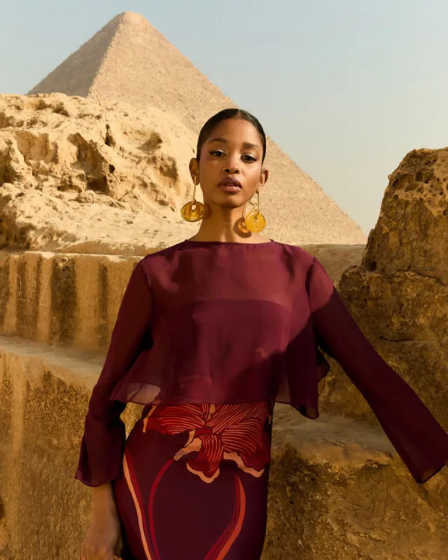 Capa Orfila Burdeos sold by Lady Pipa