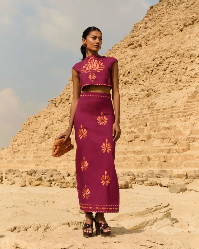 Top Dune Vino Bordado sold by Lady Pipa