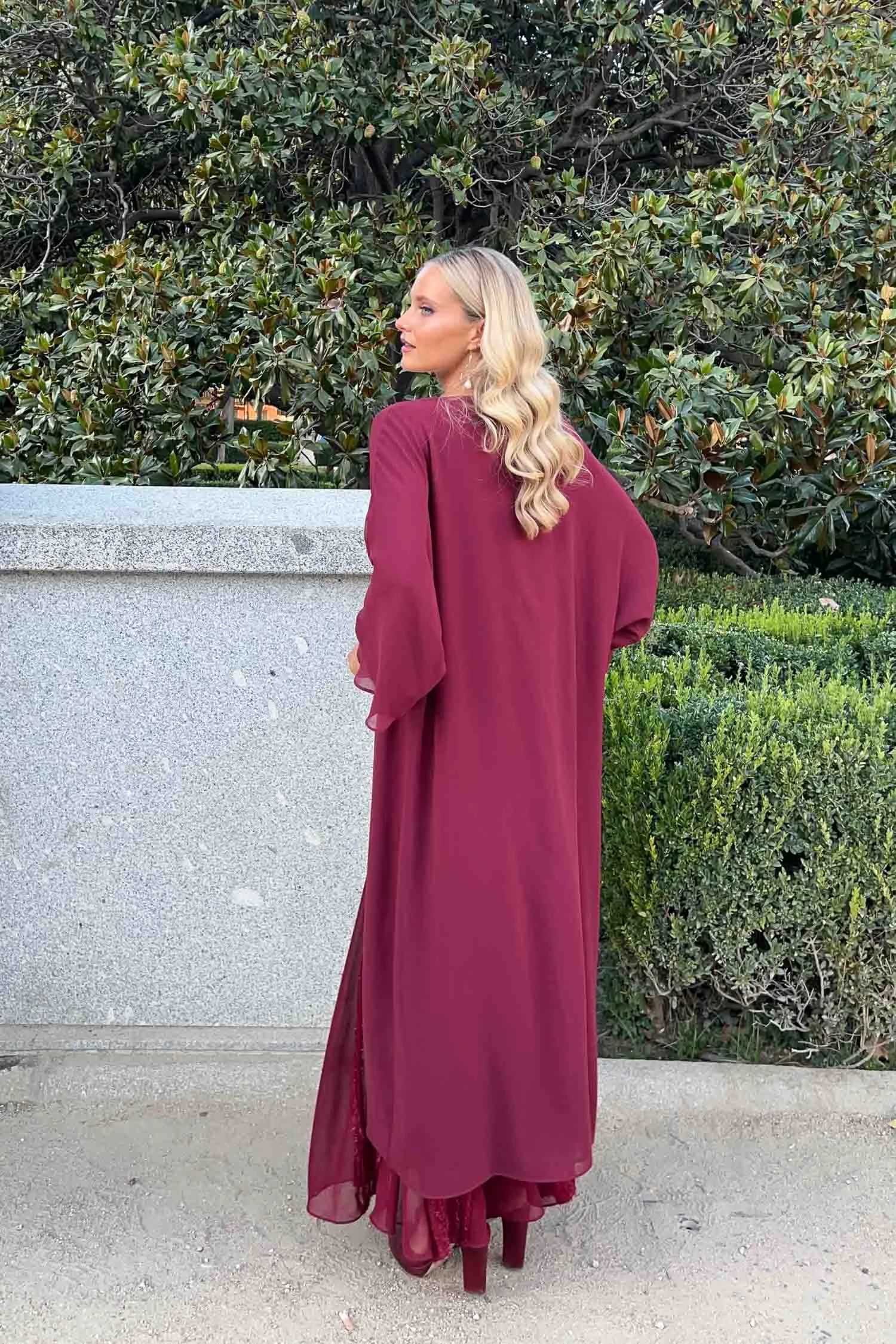 Kimono Saiko Burdeos sold by Lady Pipa product image thumbnail 4