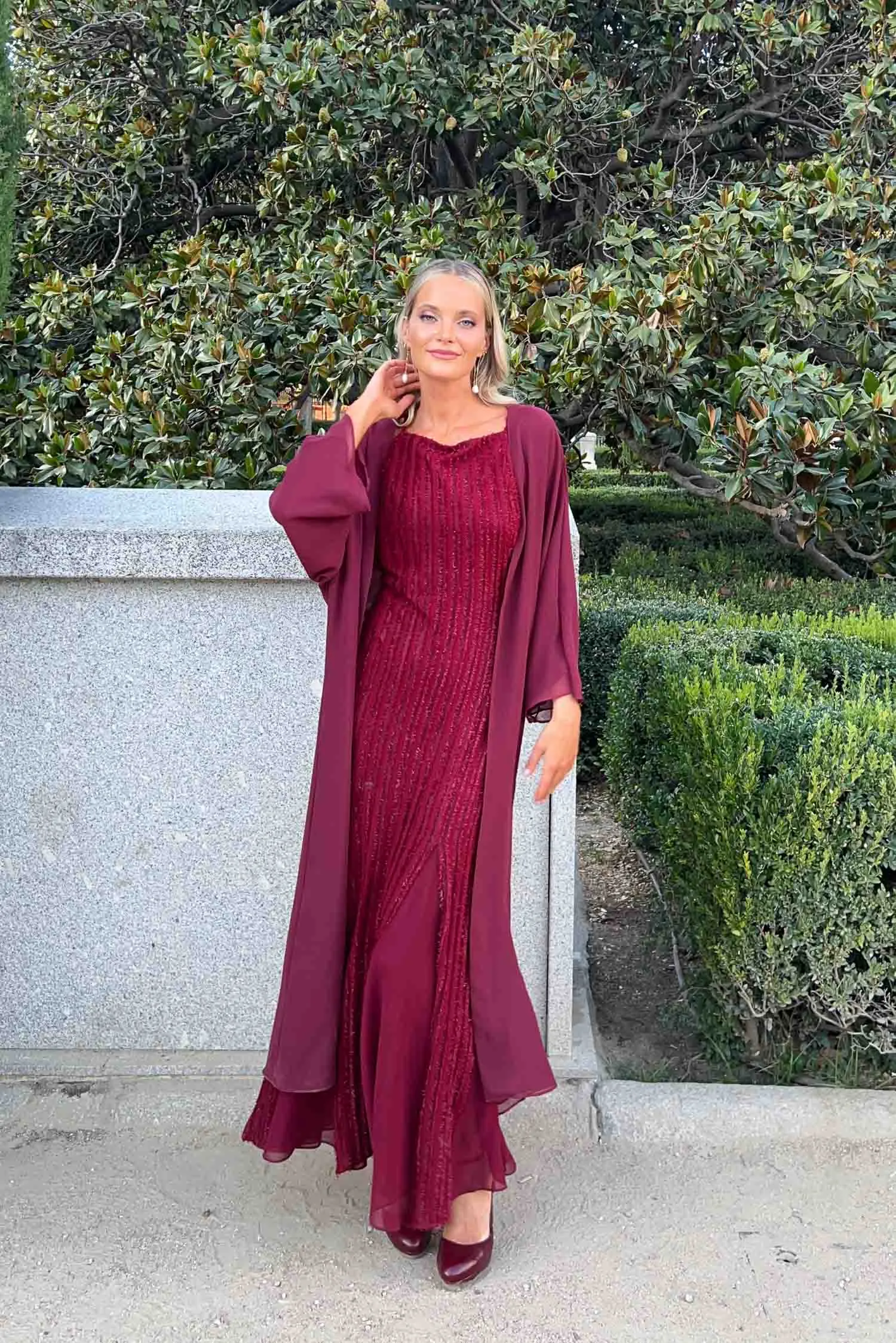 Kimono Saiko Burdeos sold by Lady Pipa product image thumbnail 5