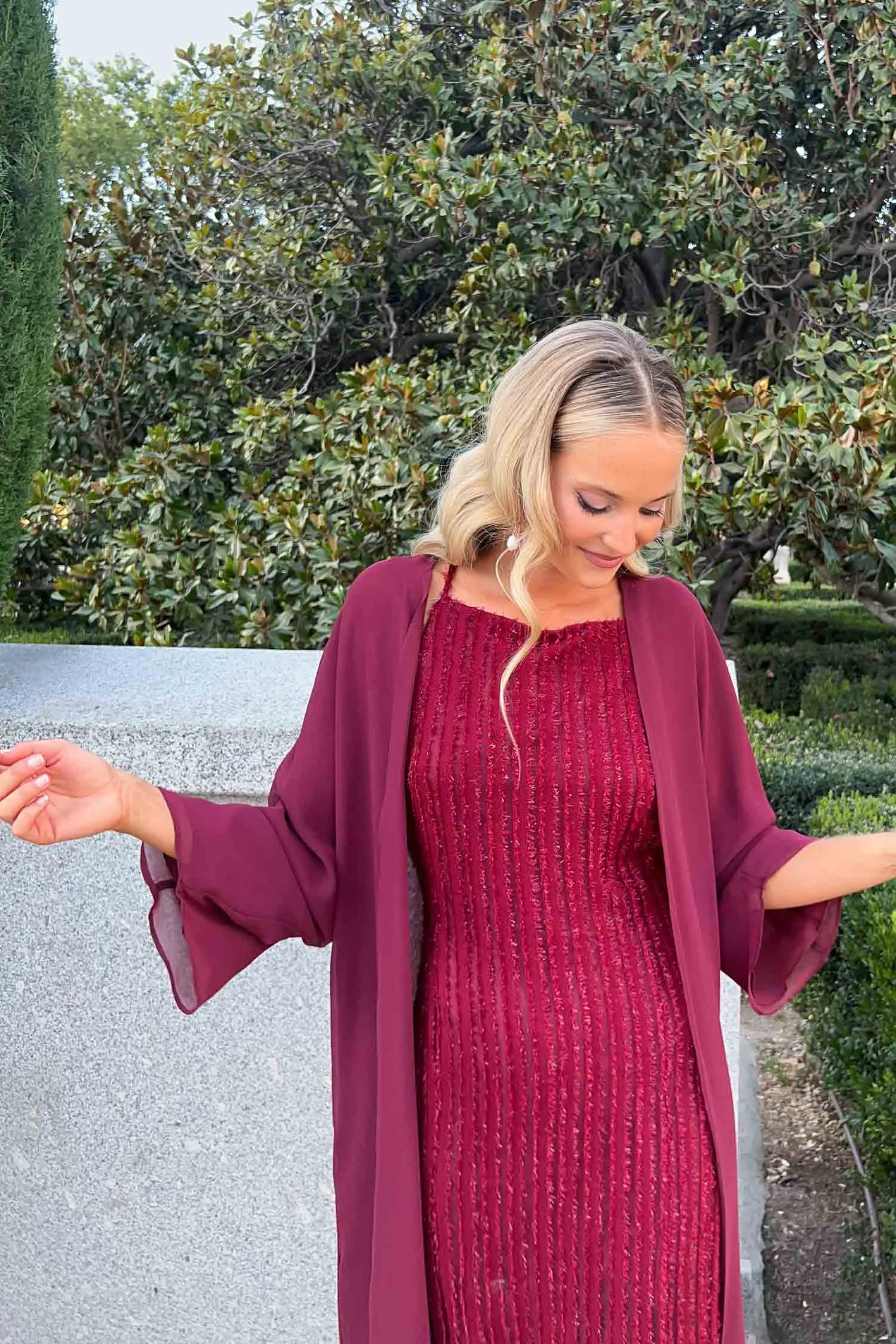 Kimono Saiko Burdeos sold by Lady Pipa product image thumbnail 2