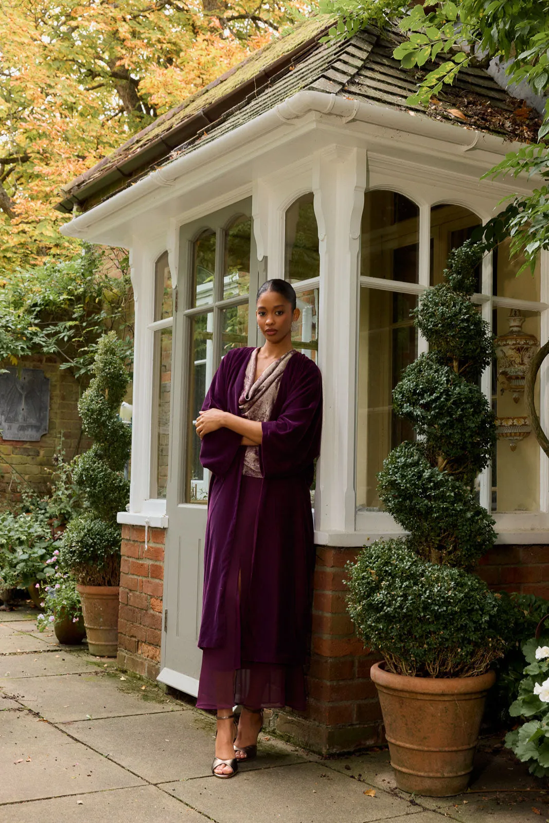 Kimono Tazia Berenjena sold by Lady Pipa product image thumbnail 2