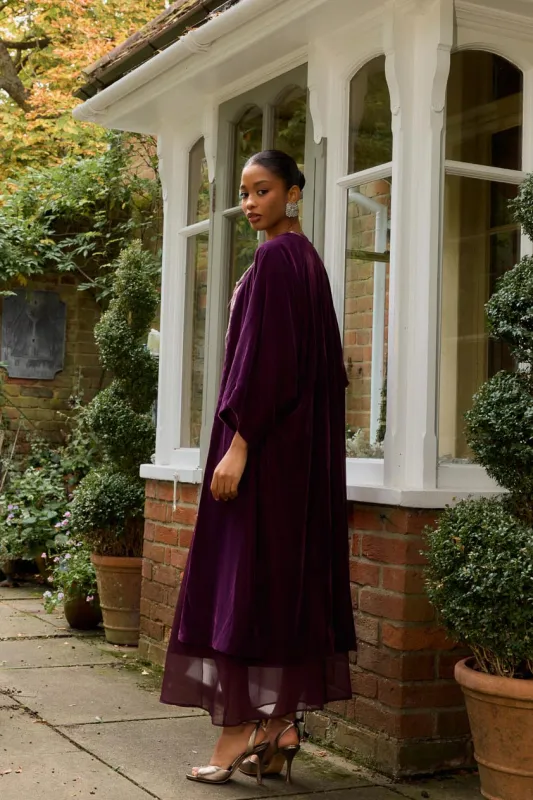 Kimono Tazia Berenjena sold by Lady Pipa