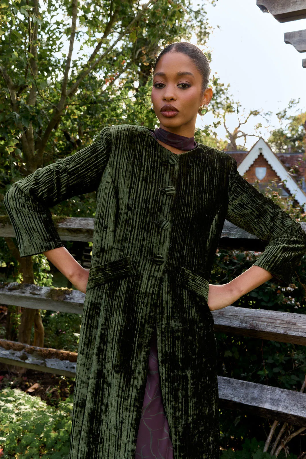 Abrigo Alira Verde sold by Lady Pipa