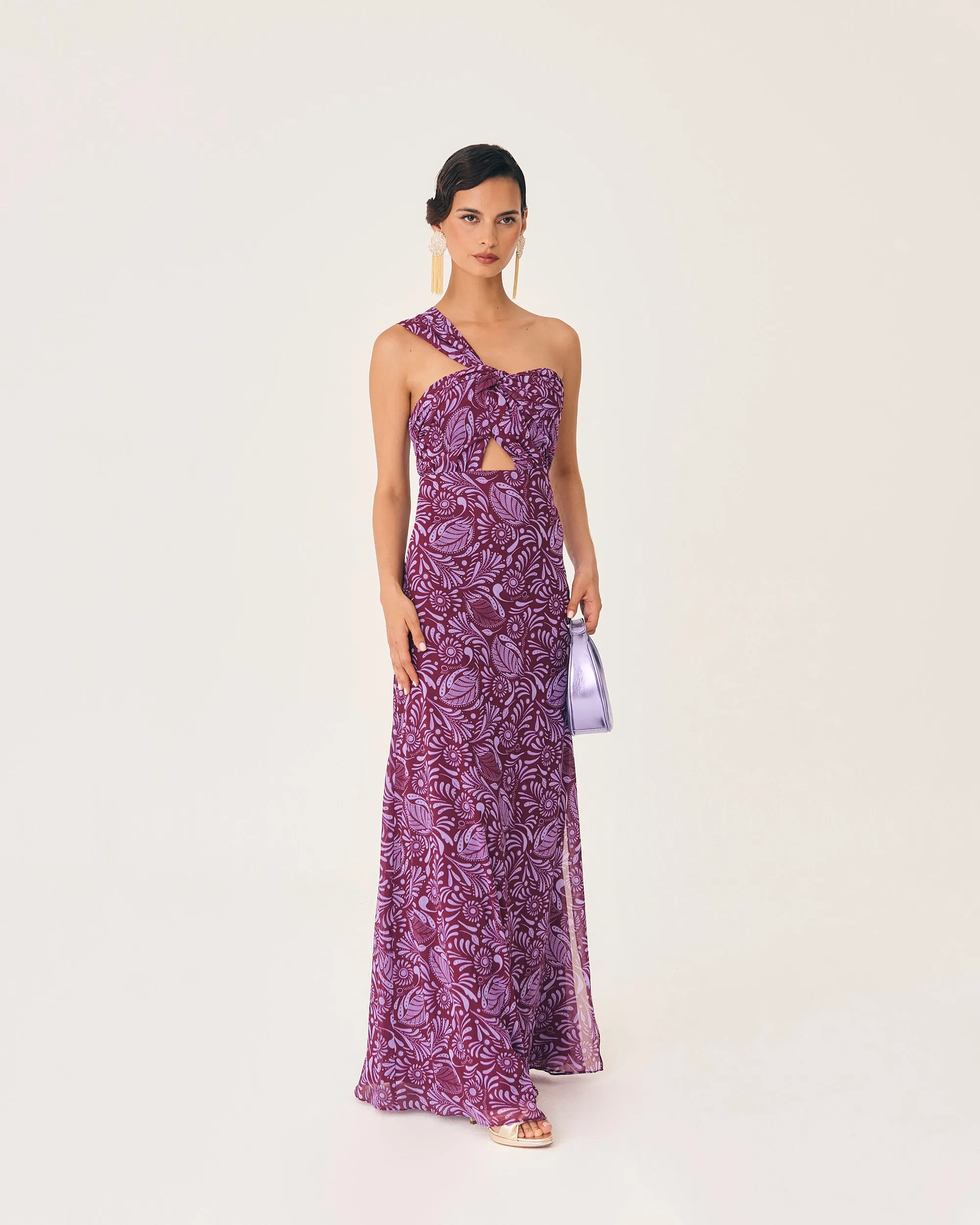 Vestido Mumbai Coyoacán borgoña sold by Lady Pipa product image thumbnail 2