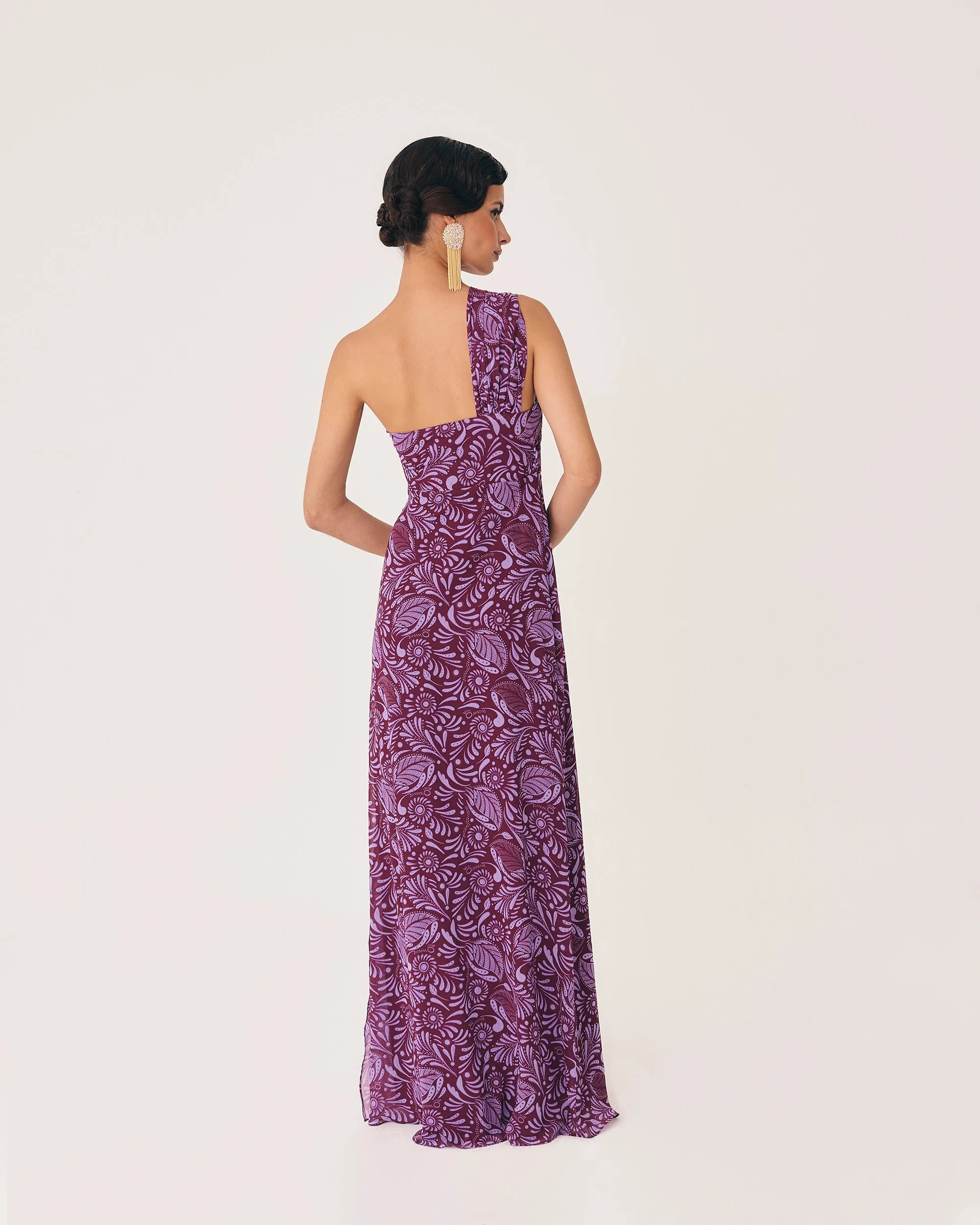 Vestido Mumbai Coyoacán borgoña sold by Lady Pipa product image thumbnail 3