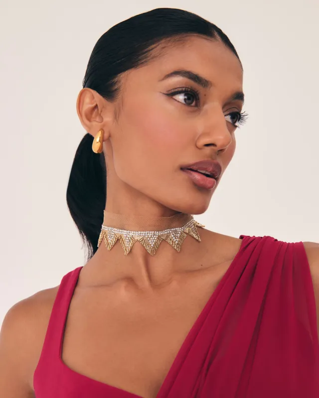 Choker Triangle Dorado de Strawberry Fanatic sold by Lady Pipa