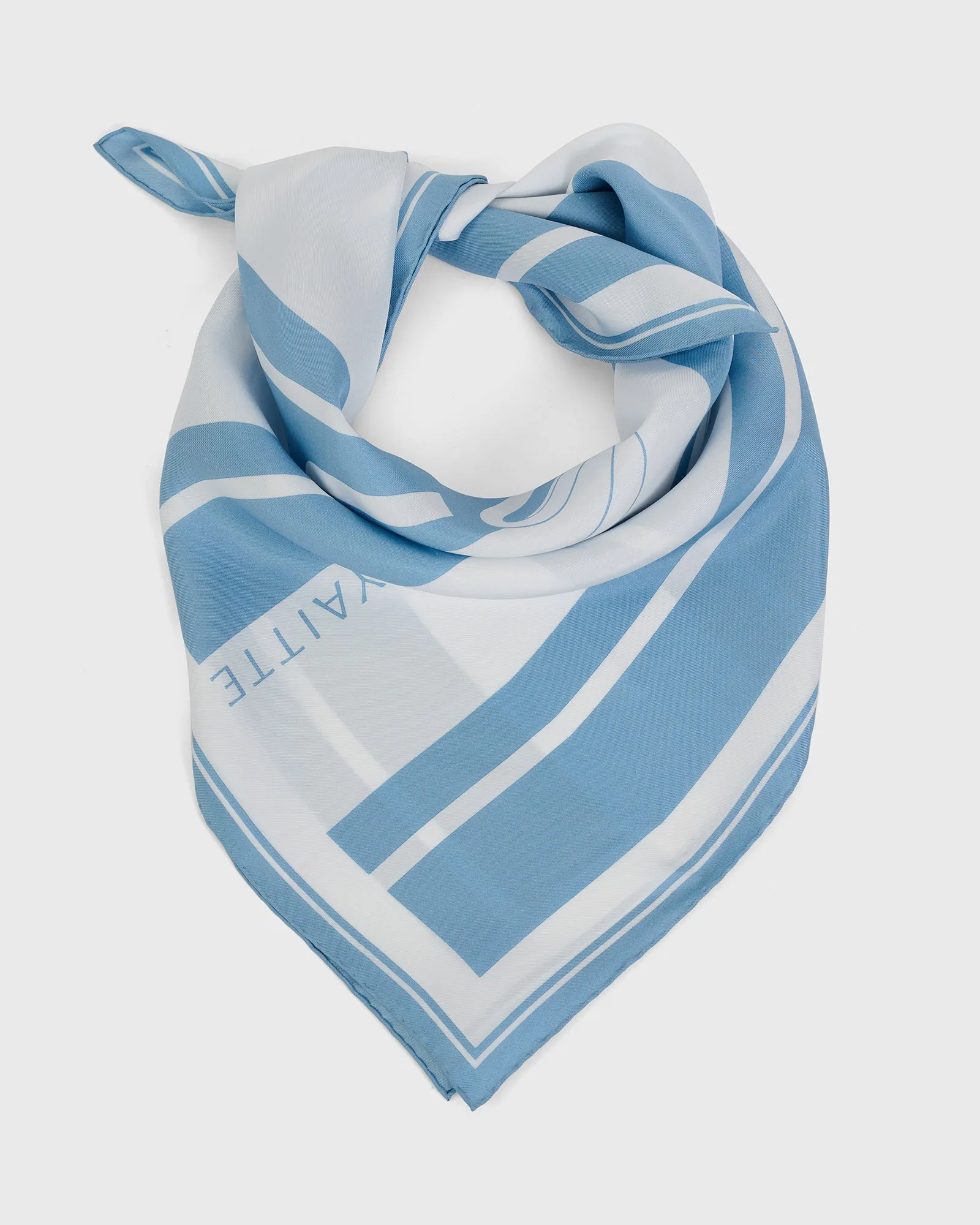 OCEANO - Exclusive Silk Scarf Blue sold by Yaitte product image thumbnail 2