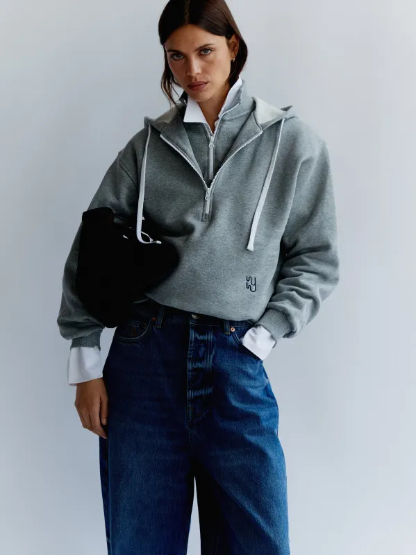 CARTER Half Zip Hoodie sold by Yaitte