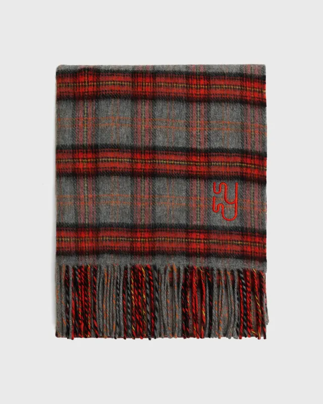 Large Bespoke BUTE Plaid Scarf sold by Yaitte