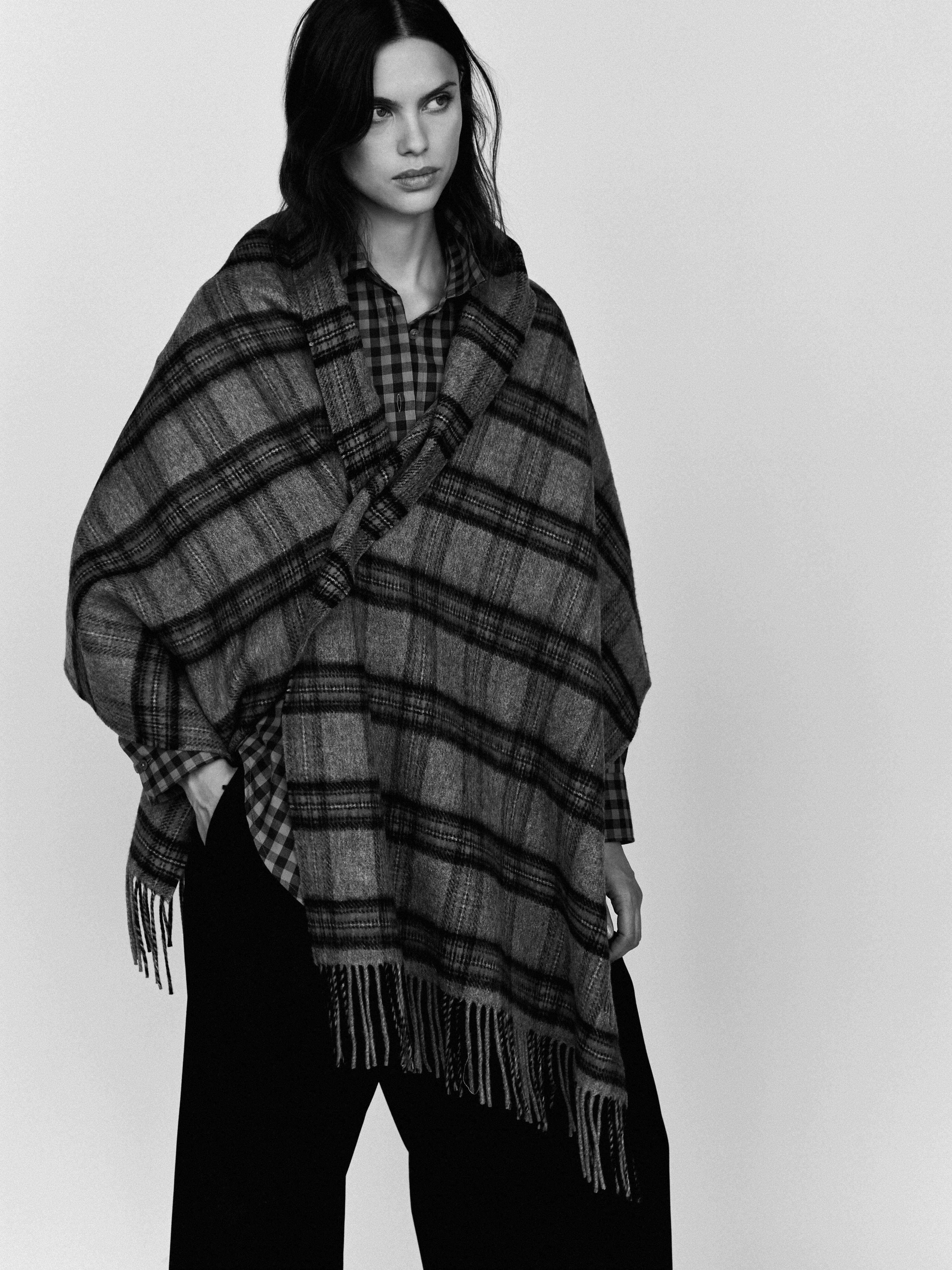 Large Bespoke BUTE Plaid Scarf sold by Yaitte product image thumbnail 4