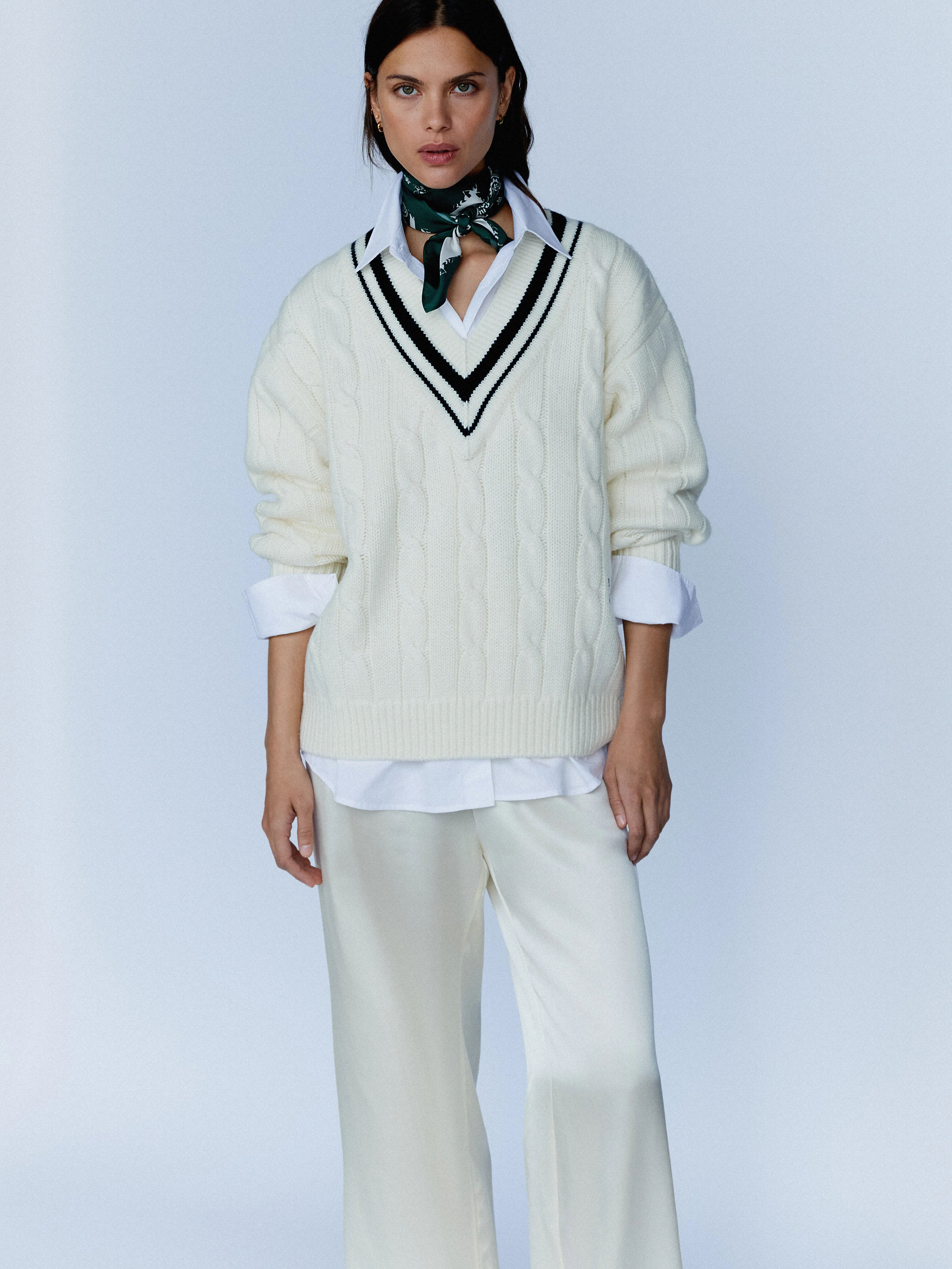 CRICKET - Cashwool Cable Knit Jumper sold by Yaitte product image thumbnail 2