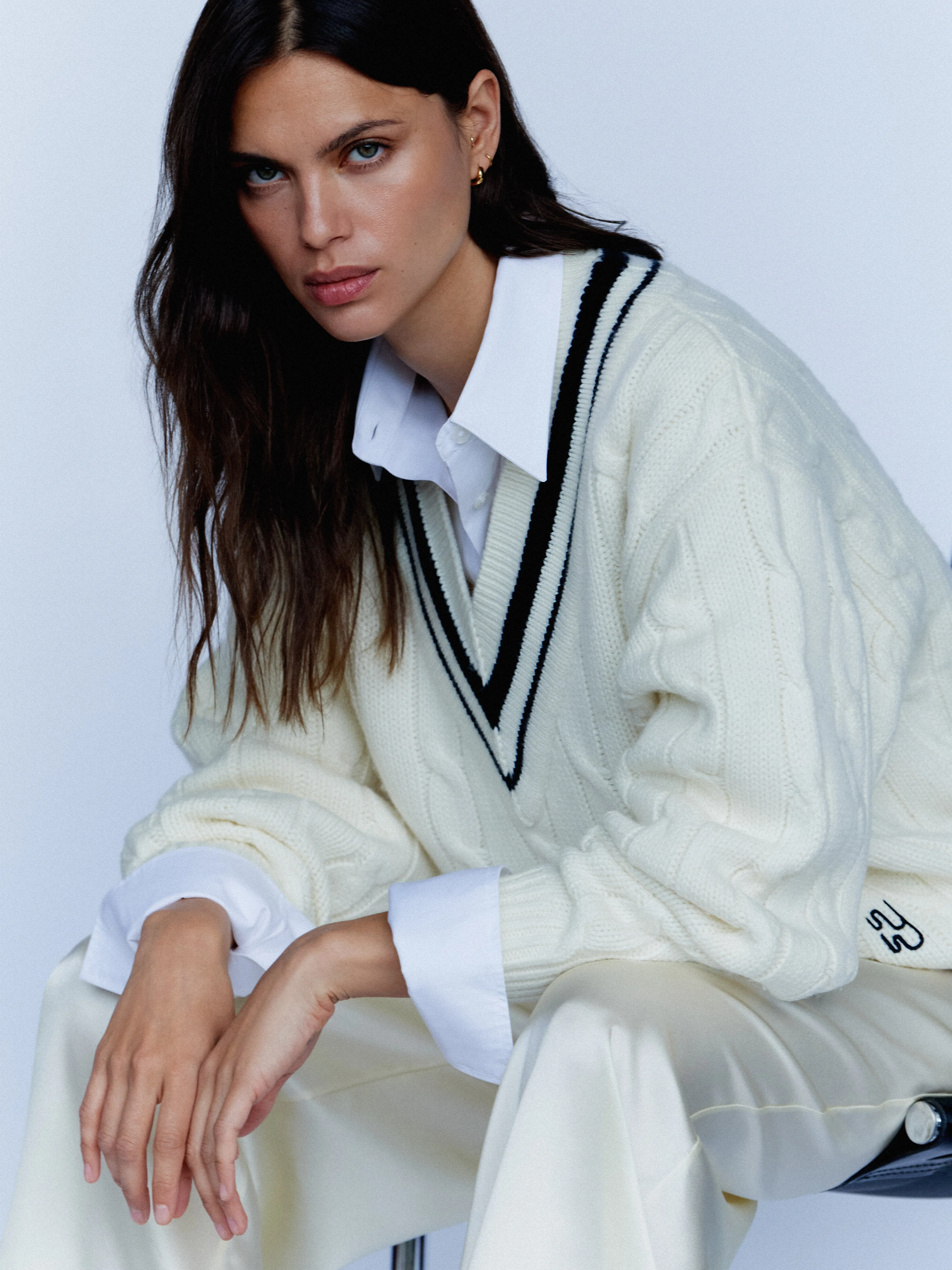 CRICKET - Cashwool Cable Knit Jumper sold by Yaitte